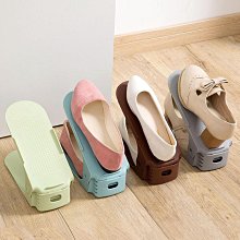 鞋架 塑料 收納架 鞋櫃 鞋子 整理 雙層 防滑 可疊放 鞋收納 分層 鞋托 ❃彩虹小舖❃【A012】雙層鞋架 歷史價格詳細信息