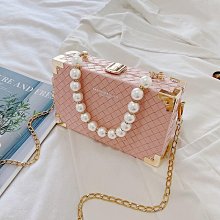 珍珠鏈條包包女2023新款爆款草編斜挎包迷你小包包藤編小圓包 歷史價格詳細信息