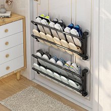 免打孔鞋架 免打孔門後鞋架簡易門口家用室內浴室拖鞋架壁掛式鞋架子收納神器 歷史價格詳細信息