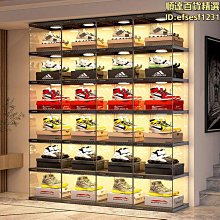 家居收纳 現貨透明鞋盒側開收納防塵展示鞋柜磁吸門籃球鞋盒子翻蓋防氧化整理盒 歷史價格詳細信息