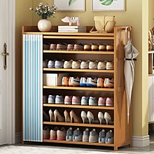 簡易鞋架子大容量家用門口多層收納神器宿舍省空間分層隔板竹鞋柜~特價家用雜貨 歷史價格詳細信息