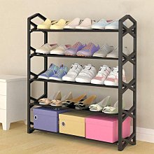 【胖大】鞋架簡易家用小窄門口多層小型置物架子經濟型防塵收納鞋柜省空間~特價 歷史價格詳細信息