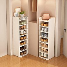 簡易鞋架子窄家用門口分層隔板夾縫收納神器省空間出租屋用鞋柜小~特價 歷史價格詳細信息