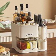 調味料收納 刀架廚房收納 奶油白調味瓶收納架刀架 筷子收納架 廚房用品收納架 多功能調料置物架 免安裝 四合一收納9 價格比較,價格查詢,歷史價格詳細信息