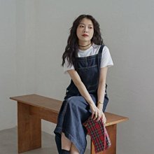 揹帶裙 夏天中長款大口袋過膝長裙 減齡可愛日系揹帶裙 歷史價格詳細信息