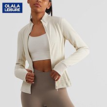 瑜伽服女秋季新款健身衣顯瘦半拉鏈長袖專業跑步速幹套裝運動上衣 歷史價格詳細信息