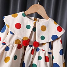 女童可愛娃娃領拼接紗裙長袖洋裝 小童洋裝 寶寶洋裝 女童連衣裙 女童洋裝 中小童洋裝【蘋果小舖】(RE)2011 A7 歷史價格詳細信息