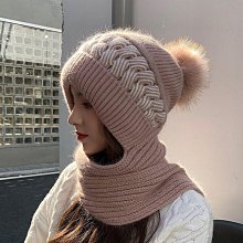 帽子圍巾一體女冬鹿角耳朵可愛加厚毛絨圍脖秋冬天保暖手套三件套 歷史價格詳細信息
