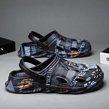 包頭涼鞋男夏季防滑防臭軟底一腳蹬洞洞鞋男士透氣工作休閒沙灘鞋 歷史價格詳細信息