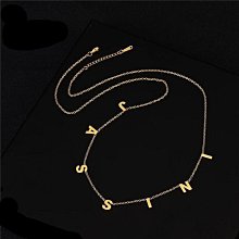 鈦鋼項鏈定制刻字十二星座撥片毛衣鏈生日禮物畢業禮品 歷史價格詳細信息