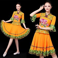 新款傘舞茉莉花舞蹈服裝秧歌服古典舞演出服扇子舞表演服成人 歷史價格詳細信息