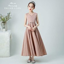 女童 禮服 小洋裝 仙女裙 花童裙女孩中大童晚禮服大提琴鋼琴長笛樂器表演服長款禮服女童合唱 歷史價格詳細信息