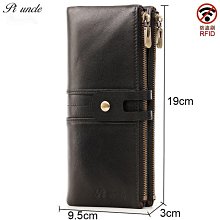 長夾 男生皮夾 錢包 拉鍊長夾 14卡 Titan2系列-0103-10507-黑色-Crocodile 鱷魚皮件 歷史價格詳細信息