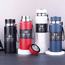 簡約大容量保溫杯男女士高顏值便攜帶茶隔不鏽鋼水杯學生運動杯易 歷史價格詳細信息