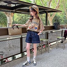 夏季新款時髦牛仔褲女撞色織帶大破洞全棉直筒闊腿長褲  高級感風 歷史價格詳細信息