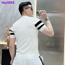 短袖男  T恤男士時尚印花體恤2024夏季薄款短袖圓領小眾半袖打底上衣-MINTS名仕男裝 歷史價格詳細信息