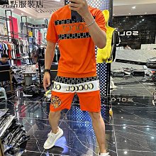 【男裝T恤】短袖t恤.歐洲站短袖t恤男大碼印花體恤絲光棉圓領 半截半袖修身男潮 歷史價格詳細信息