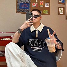 熱賣華夫格假兩件長袖日系韓版套頭衛衣男春秋季男士修身上衣休閑T卹 歷史價格詳細信息