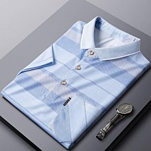 POLO衫冰絲短袖t恤男2023新款夏季個性純色簡約針織衫半袖 短袖上衣男 男生T恤 短t 素t 運動健身 排汗衫 歷史價格詳細信息
