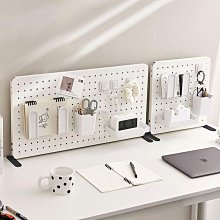 洞洞板免打孔辦公桌面收納放置款洞洞板臥室格子間屏風掛洞洞板 歷史價格詳細信息