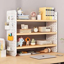 桌上洞洞板置物架多層收納架辦公桌學生書桌電腦可放桌面書架鐵藝 歷史價格詳細信息