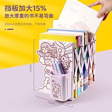 可伸縮書立架創意簡約北歐書夾書靠書立學生用桌面收納辦公文件高中生放書的架子託書擋板大號加厚書夾子擺件 歷史價格詳細信息