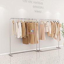 服裝店展示架陳列架落地式不銹鋼掛衣架中島側掛網紅女裝店貨架子-范斯頓配件工廠超夯 正品 現貨 歷史價格詳細信息