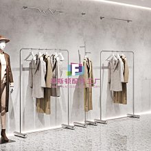 服裝店展示架陳列架落地式不銹鋼掛衣架中島側掛網紅女裝店貨架子-范斯頓配件工廠超夯 正品 現貨 歷史價格詳細信息