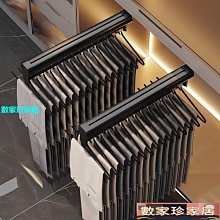 [數家珍家居]服裝店成人古銅色褲架褲掛無痕褲掛子褲夾伸縮防滑褲撐家用夾褲架 歷史價格詳細信息