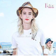 ☆[Hankaro]☆ 夏季新款手工拉菲草細版緞帶迷彩成人漁夫帽草帽系列~(合併批發另洽) 歷史價格詳細信息