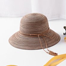 漁夫帽女米色百搭韓版潮遮臉帽子日系毛邊夏季波浪邊遮陽防曬盆帽 歷史價格詳細信息