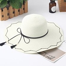 草 帽 防曬遮陽帽-時尚波浪大帽簷優雅女帽子2色73rp10[獨家進口][米蘭精品] 歷史價格詳細信息