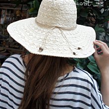 草帽田園風花朵編織草帽女夏季沙灘海邊度假漁夫防曬帽大檐遮太陽帽子 新品 歷史價格詳細信息