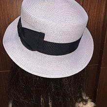CA4LA  黑邊蝴蝶結絲帶拉菲草帽 歷史價格詳細信息