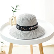 草帽刺繡流蘇花卉大檐草帽 CREAMPP 原創高訂復古優雅國風遮陽盆帽 新品 歷史價格詳細信息