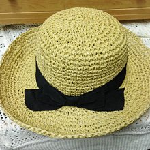☆°全新品☆° 手工製.天然草香草編帽.淺米色~多種戴法 /// 無印良品風.CA4LA品牌風可參考 歷史價格詳細信息