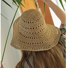 FINDSENSE X 海邊系帶網紅遮陽帽子女小清新蘿莉帽日系折疊編織草帽 歷史價格詳細信息