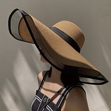 遮陽草帽 大帽檐遮臉帽子氣質歐根紗漁夫帽女夏季薄款遮陽防曬韓版日系草帽787 NN041 歷史價格詳細信息