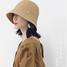 ||一品著衣|| 夏天防曬草帽女 簡約百搭 顯臉小 度假出游遮陽水桶漁夫帽子Gy 歷史價格詳細信息