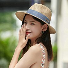 草帽 夏天草帽礼帽男女通用欧美宽沿天然手编海草镂空遮阳防晒海边度假~熱銷 歷史價格詳細信息