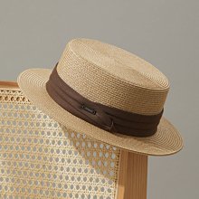 草帽 欧美夏天白色平檐宽檐女式草帽女士爵士帽礼帽遮阳帽子沙滩帽夏季~熱銷 歷史價格詳細信息