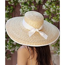 草帽 欧美风格春夏麦秆草帽毛须边珍珠装饰平顶帽度假遮阳防晒沙滩帽子~熱銷 歷史價格詳細信息