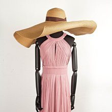 草帽 欧美风格春夏麦秆草帽毛须边珍珠装饰平顶帽度假遮阳防晒沙滩帽子~熱銷 歷史價格詳細信息