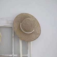 草帽春夏出游甜妹系原創海邊度假蕾絲邊珍珠蝴蝶結拉菲草草帽 新品 歷史價格詳細信息