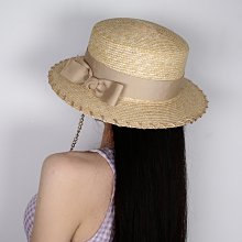 春夏日系草帽女平頂帽可調節法式英倫禮帽遮陽帽防曬韓版百搭逛街 歷史價格詳細信息