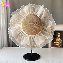 草帽女　夏天大沿防曬　遮陽帽子　沙灘太陽帽海邊折疊出游韓版百搭英倫 歷史價格詳細信息
