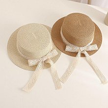 日系蝴蝶結太陽草帽女夏天可折疊防曬帽出遊遮陽帽海邊度假沙灘帽子編織草帽大帽簷草帽 歷史價格詳細信息