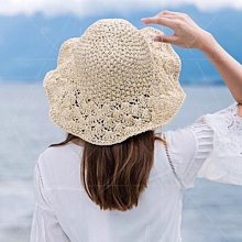 手工編織草帽防曬遮陽帽可折疊夏季出遊大檐休閑漁夫帽蝴蝶結帽子 歷史價格詳細信息