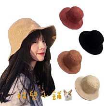 草帽日系漁夫草帽女款夏季海邊度假編織可折疊防曬遮陽太陽帽盆帽子潮 新品 歷史價格詳細信息