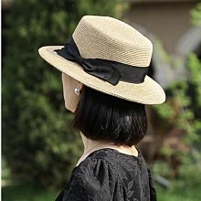 ????【夏日草帽】????法式草帽 遮陽帽 渡假風 英倫復古平頂草帽  歐美風格 編織帽  沙灘防曬草帽 簡約百搭 氣質 草帽 價格比較,價格查詢,歷史價格詳細信息